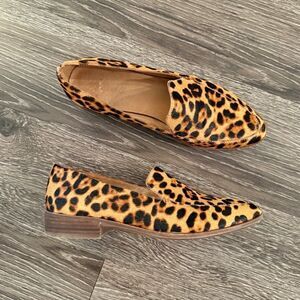 Madewell Frances Leopard Calf Hair  Loafer